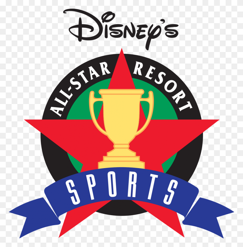 1004x1024 Логотипы All Star Sports Resort Disneysvg Википедия Disney39S All Star Sports Resort Logo, Symbol, Trademark, Trophy Hd Png Download