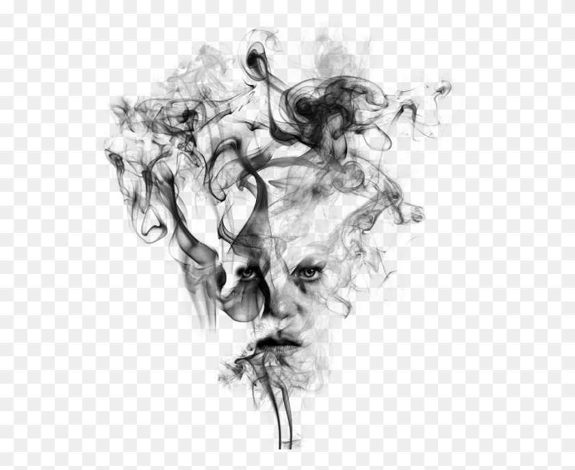 561x626 Dispersion Effect For Free On Smoke Dispersion Effect, Face, Person, Human HD PNG Download