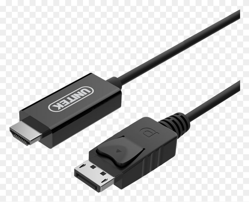 1066x850 Displayport To Hdmi Male Cable, Adapter, Plug HD PNG Download