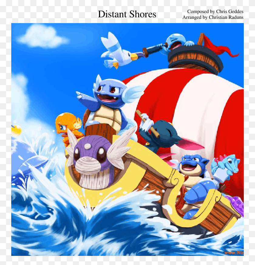 767x812 Distant Shores Sheet Music For Flute Clarinet Piano Distant Shores Pixelmon, Graphics, Angry Birds HD PNG Download