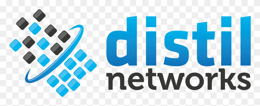 2838x1034 Descargar Png Distil Networks Logo Distil Networks, Texto, Palabra, Alfabeto Hd Png