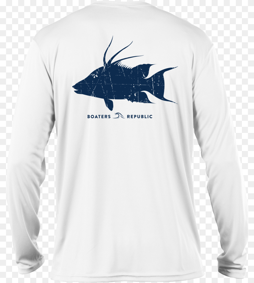 805x937 Distressed Hogfish Ls, Clothing, Long Sleeve, Sleeve, T-shirt PNG