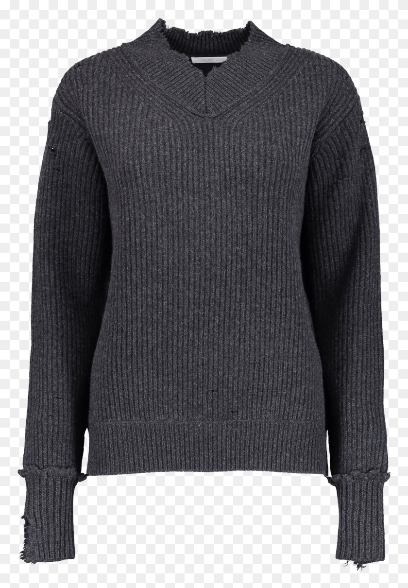 1269x1871 Distressed Yak Cashmere V Neck Sweater Charcoal, Clothing, Apparel, Cardigan HD PNG Download