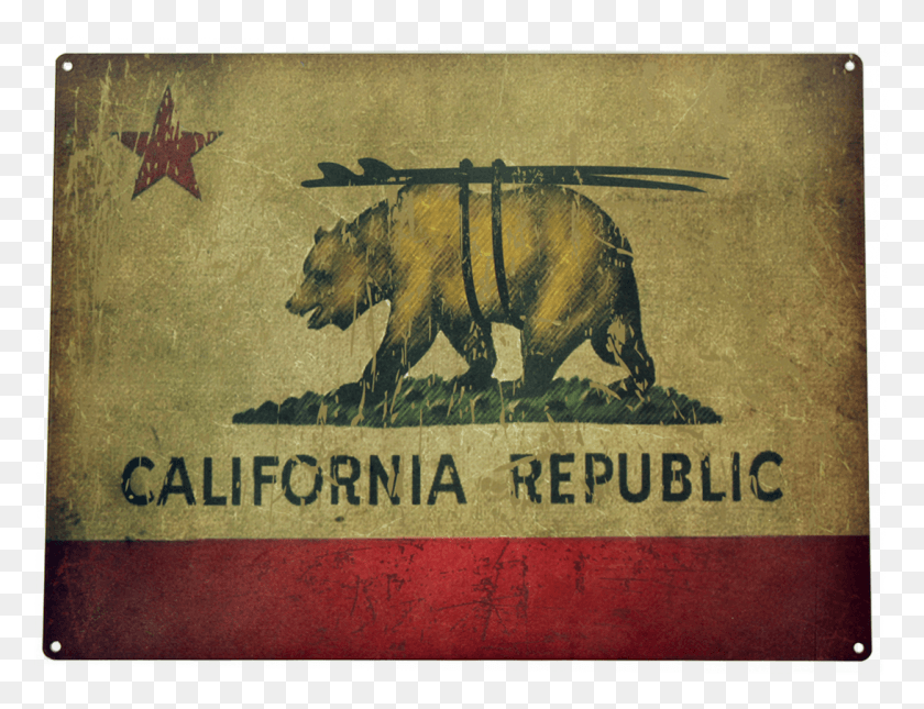 1090x818 DistressedClass California Flag Real, Label, Text, Advertisement HD PNG Download