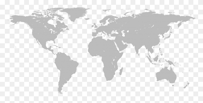 2609x1231 Distributors Around The World World Map With Borders Vector, Map, Diagram, Plot HD PNG Download