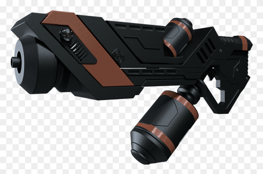 844x536 District 9 Alien Weapon Amr J6 Sci Fi Gun Military Assault Rifle, Electronics, Weaponry, Machine HD PNG Download