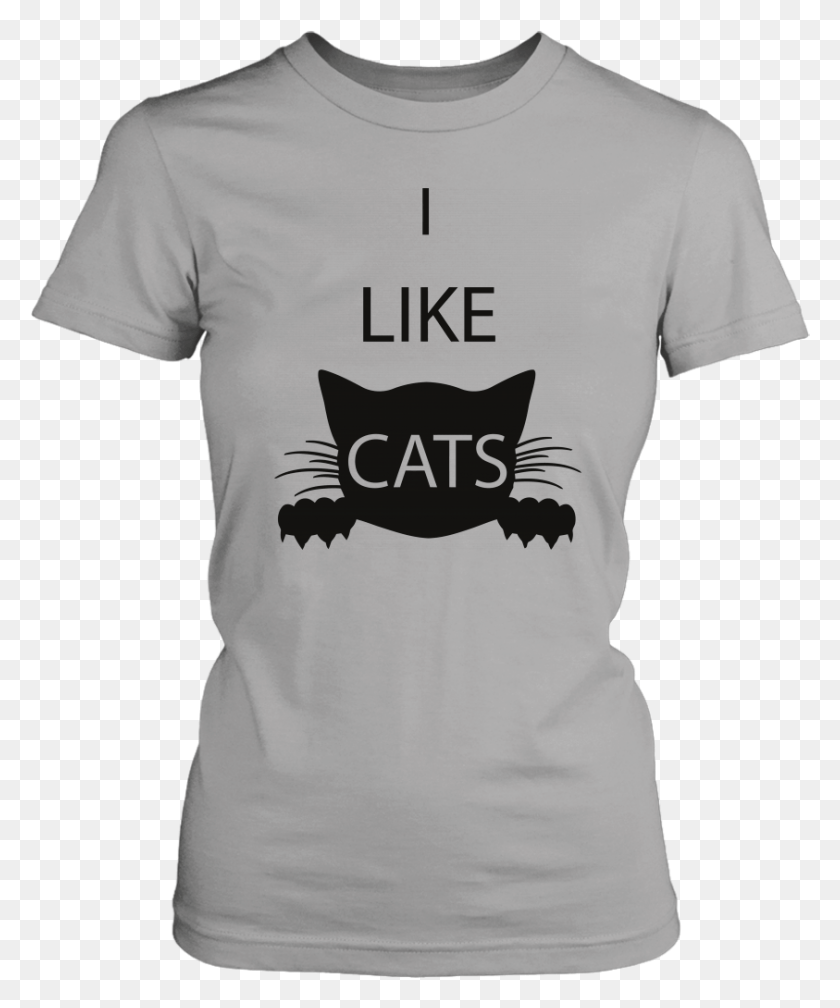 843x1025 District Womens Cat Lover Shirt Shirt, Clothing, Apparel, T-shirt HD PNG Download