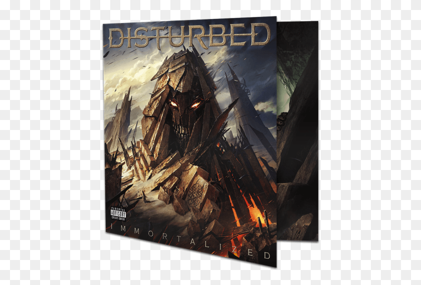 437x510 Disturbed Immortalized Itunes, Poster, Advertisement HD PNG Download
