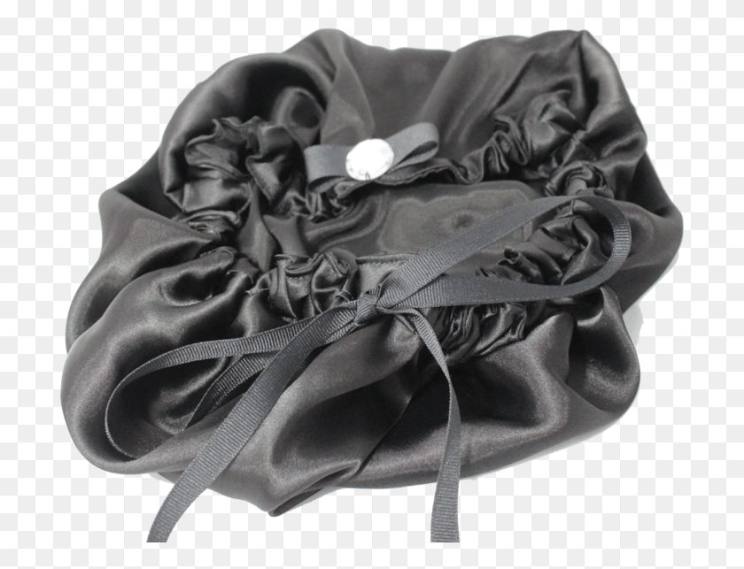 707x583 Diva Satin Bonnet Black, Clothing, Apparel, Hat HD PNG Download