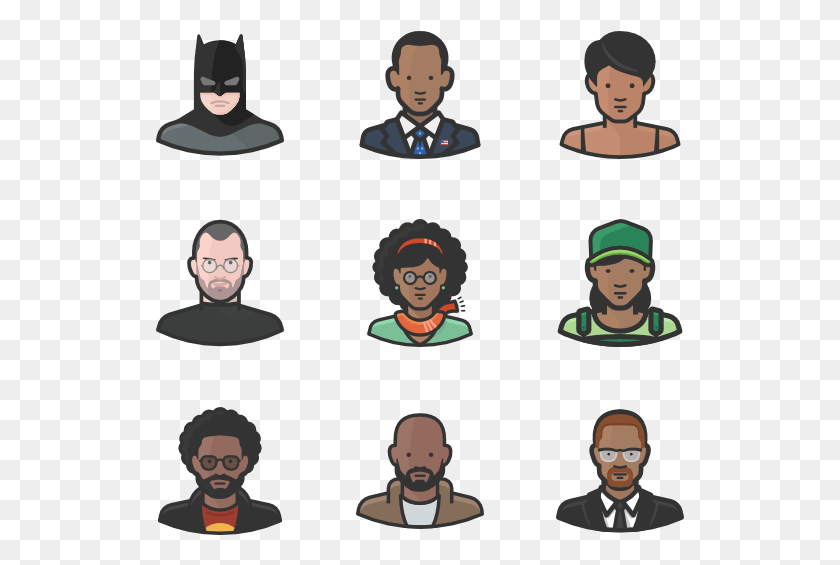 529x505 Diversity Avatars Diversity Icons, Face, Person, Human HD PNG Download