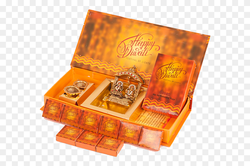 574x496 Divine Lakshmi Puja Kit For Diwali Box, Treasure, Purse, Handbag HD PNG Download