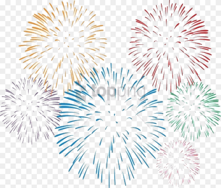 Diwali Fireworks Gif White Background Sticker PNG