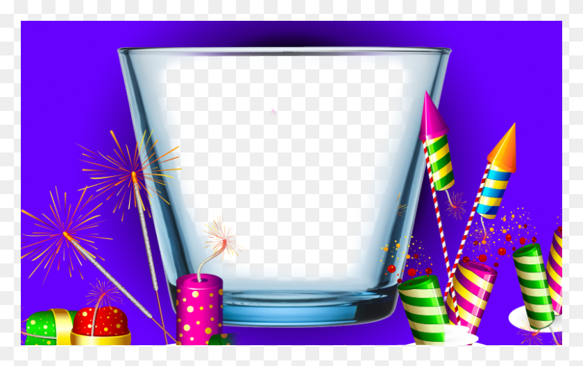 800x480 Diwali Frame Happy Diwali Frame, Graphics, Beverage HD PNG Download
