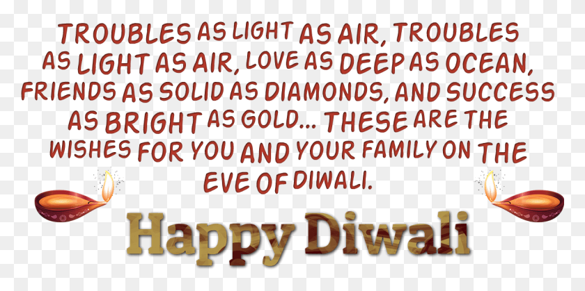 1188x547 Diwali Messages Photo Coquelicot, Text, Alphabet, Face HD PNG Download