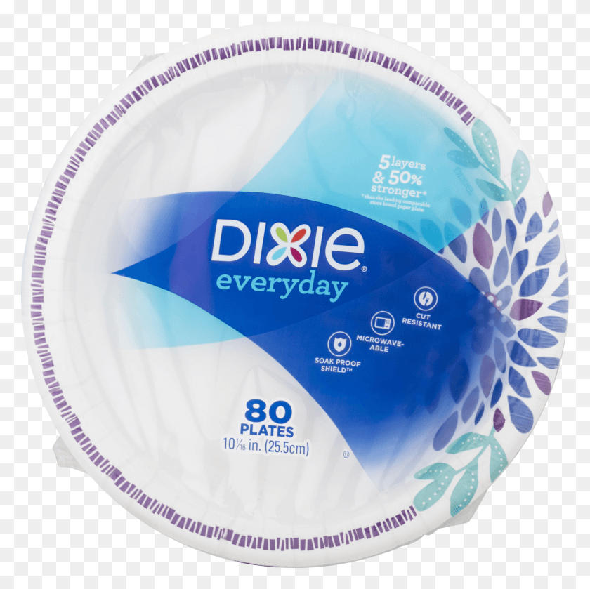 2500x2497 Descargar Png Dixie Everyday Paper Plates 80 Ct, Ropa, Ropa, Traje De Baño Hd Png