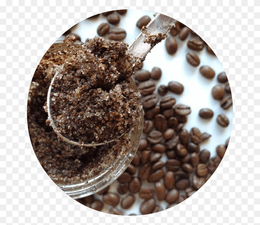 666x666 Diy Coffee Scrub Кофейный Скраб, Растение, Овощи, Еда Hd Png Скачать