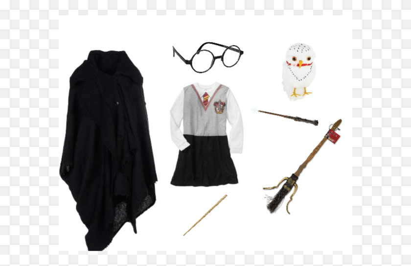 601x483 Diy Harry Potter Costume Girl, Clothing, Apparel, Person HD PNG Download