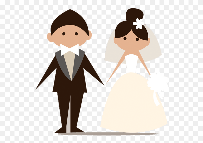558x530 Diy Ideas And Album Clip Art Bride And Groom, Person, Human, Hand HD PNG Download
