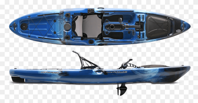 1663x803 Diy Kayak Cart Transparent Background Native Watercraft Slayer Propel, Boat, Vehicle, Transportation HD PNG Download