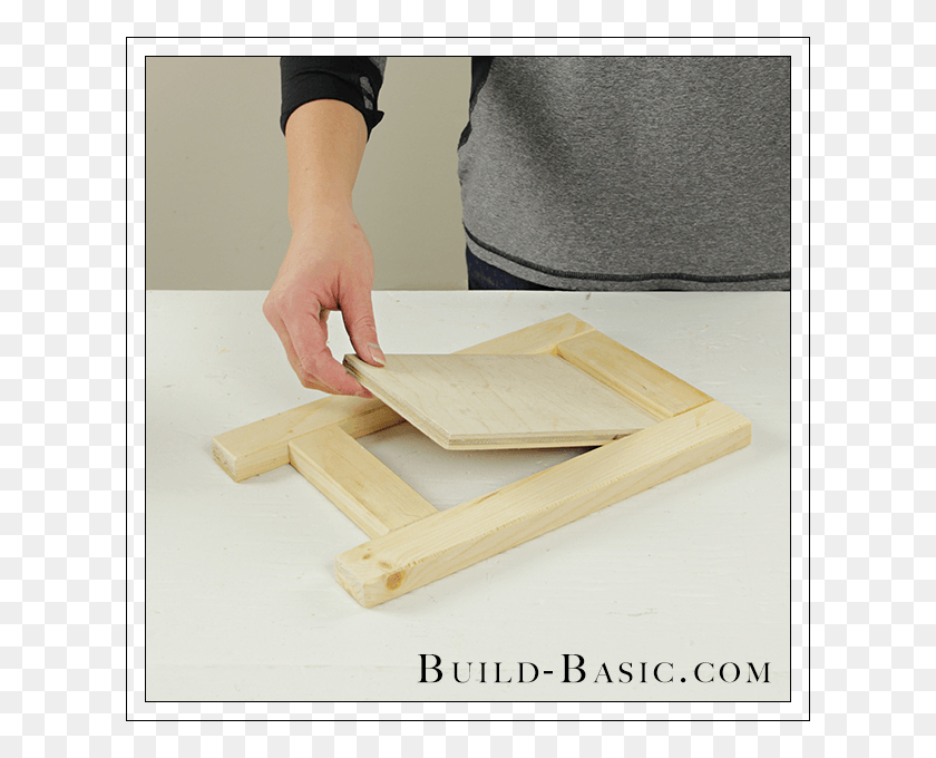 620x620 Diy Tabletop Easel By Build Basic Diy Tissue Cover Box, Wood, Plywood, Carpenter HD PNG Download