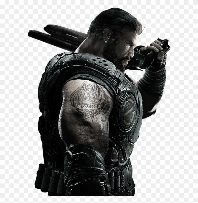 609x803 Dizzy Dom Marcus Gears Of War 3 Dominic Santiago, Skin, Person, Human HD PNG Download
