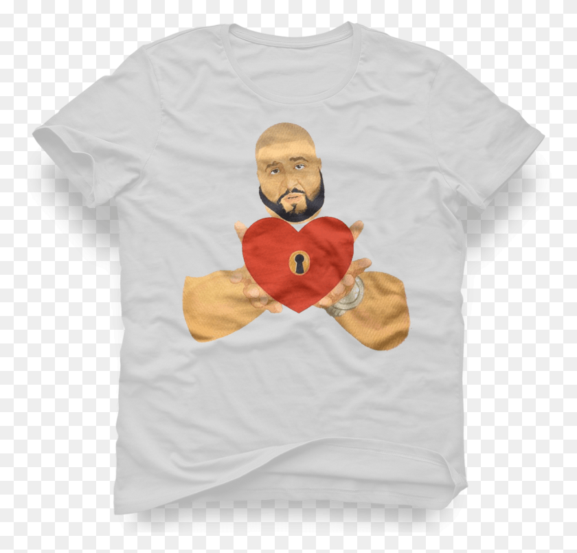 1162x1110 Dj Khaled Keys To Your Heart Funny Shirt Poppy, Clothing, Apparel, T-shirt HD PNG Download