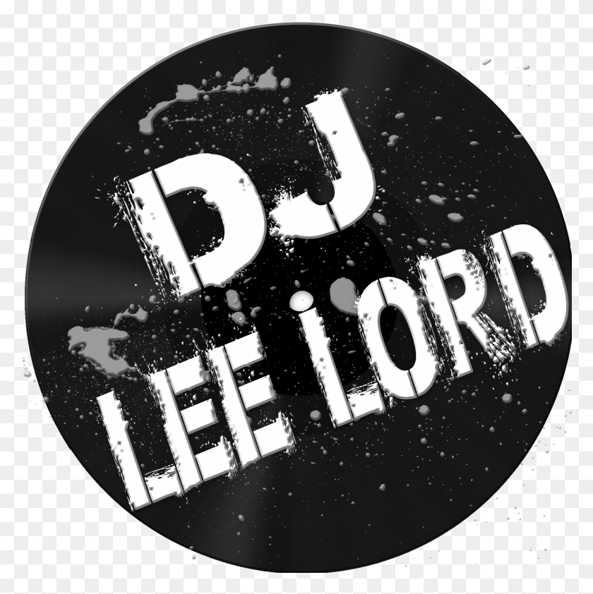 1500x1504 Dj Lee Lord Vinyl And Paint Splatter Logo Circle, Word, Disk, Text HD PNG Download