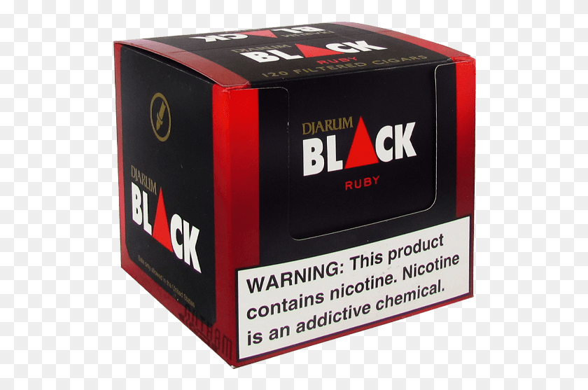 520x497 Descargar Png Djarum Cigarros De Clavo Filtrado Cereza Negra Djarum Negro, Caja, Botella, Marcador Hd Png