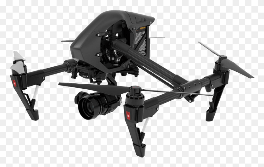904x547 Dji Inspire 1 Pro Black Edition Quadcopter With Zenmuse Inspire 1 Zenmuse Xt, Gun, Weapon, Weaponry HD PNG Download