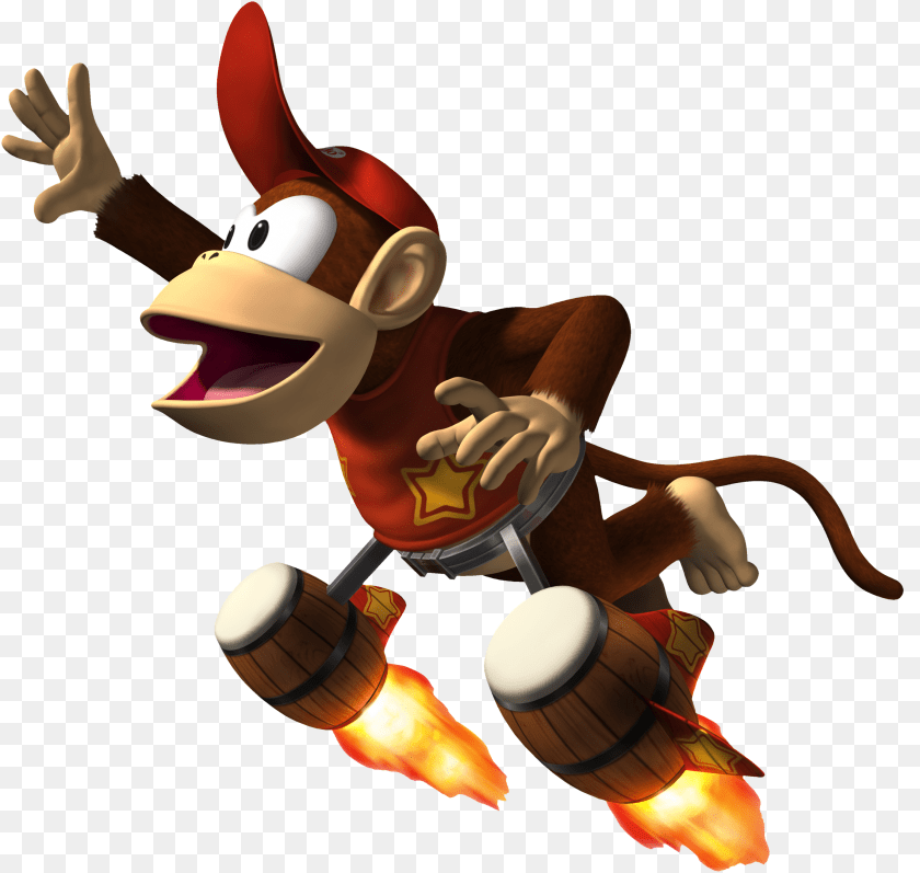 3072x2915 Dk Vine Gallery Diddy Kong, Cartoon, Nature, Outdoors, Snow PNG