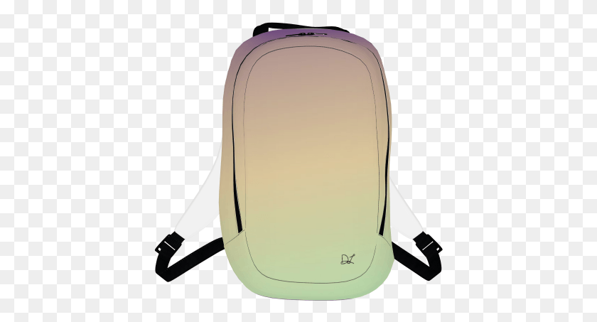 407x393 Dl Gradient Backpack Backpack, Bag, Helmet, Clothing HD PNG Download