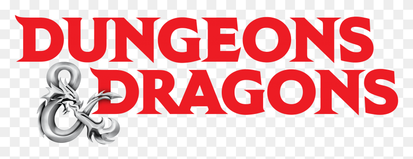 2483x844 Descargar Png Dnd Logo 5Th Edition Dungeons And Dragons Logo, Texto, Word, Alfabeto Hd Png