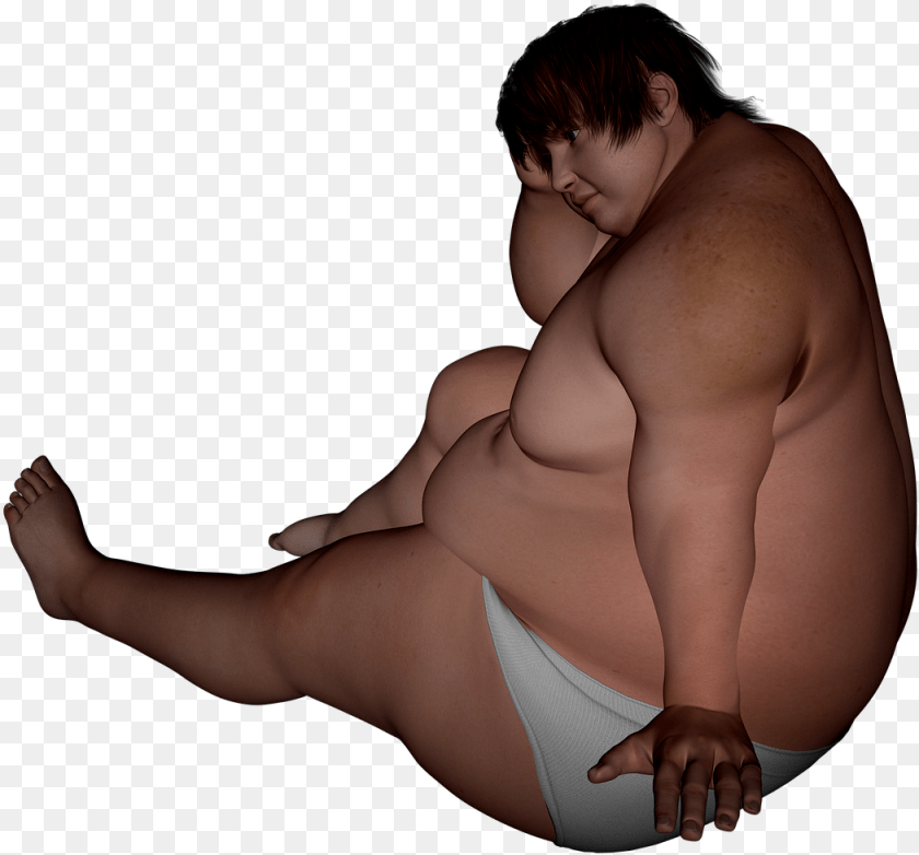 1050x978 Do Fat People Wipe Their Ass, Hand, Back, Body Part, Person Sticker PNG