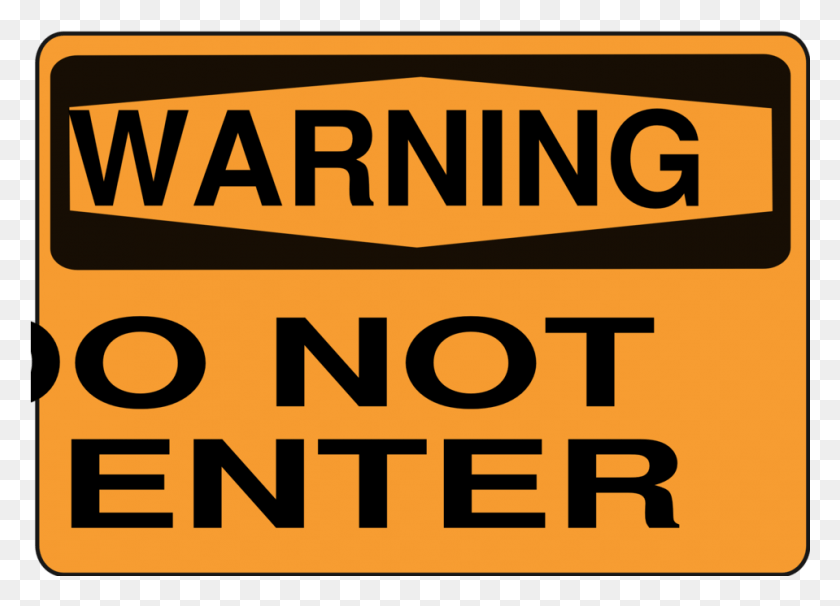 959x672 Do Not Enter Warnings Cautions, Text, Label, Symbol HD PNG Download