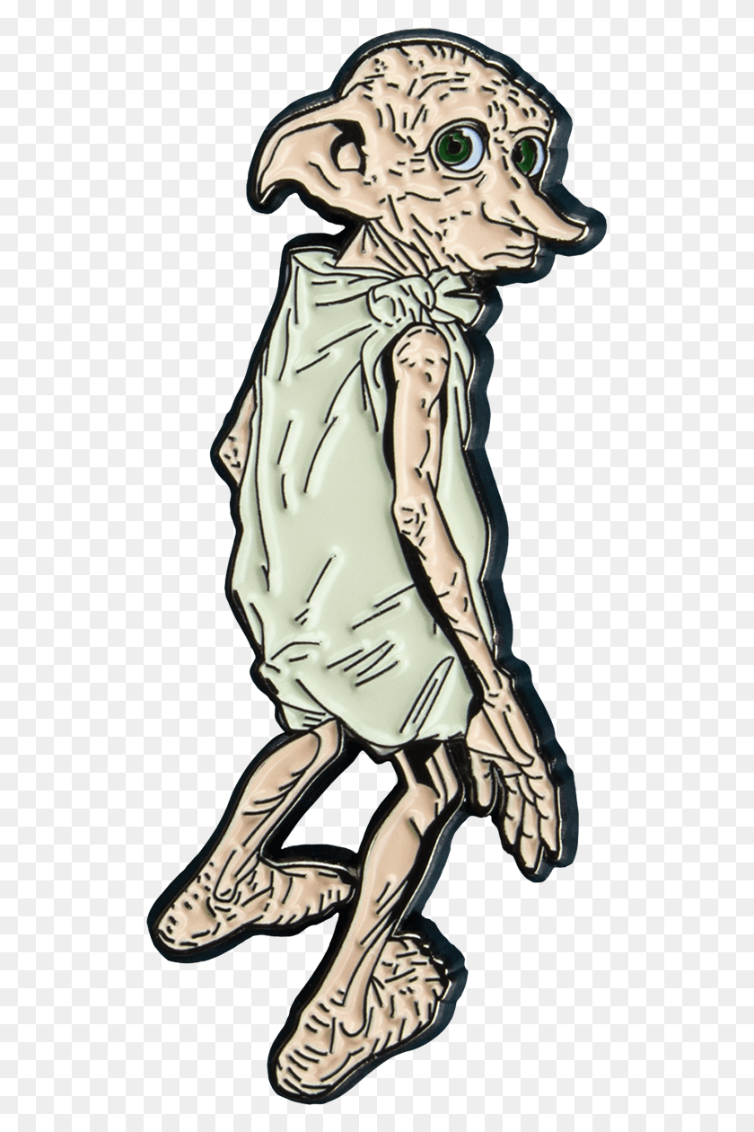 514x1200 Dobby Enamel Pin Illustration, Person, Human, Clothing HD PNG Download