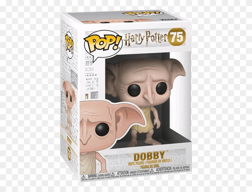 442x579 Dobby Snapping His Fingers Pop Vinyl Figure Pop Dobby Harry Potter, Person, Human, Toy HD PNG Download