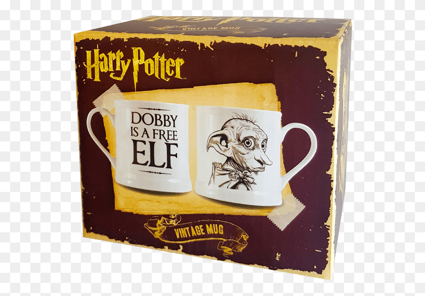 552x526 Descargar Png Dobby Taza Vintage Harry Potter, Taza De Café, Comida Hd Png