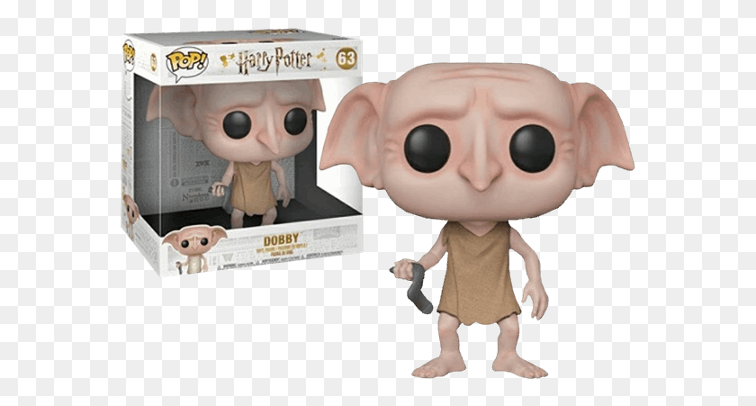 573x391 Dobby With Sock 10 Pop Vinyl Figure 10 Inch Dobby Funko Pop, Toy, Plush, Doll HD PNG Download