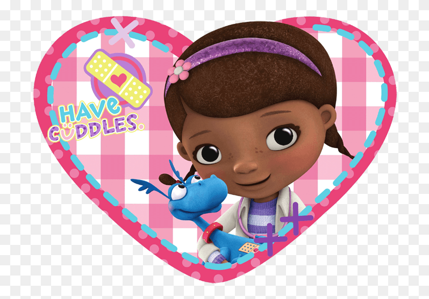 714x526 Doc Mcstuffins In A Heart Dysney Junior Games, Doll, Toy, Clothing HD PNG Download