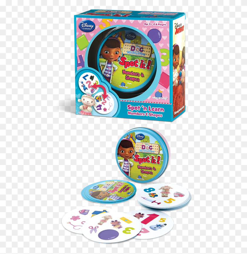 469x802 Descargar Png Doc Mcstuffins Lambie Hallie And Stuffy Add To The Asmodee Spot It, Disco, Dvd, Persona Hd Png