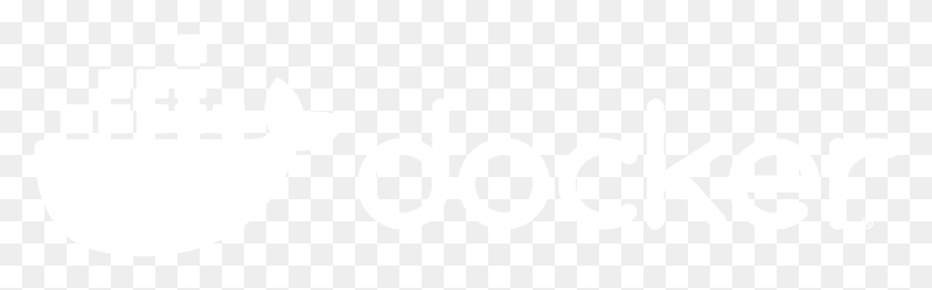 1384x359 Docker White Logo, Symbol, Word, Sign HD PNG Download