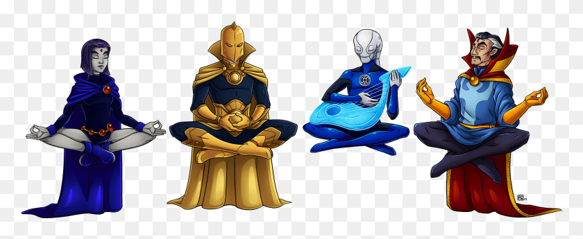 2344x859 Descargar Png / Doctor Fate Raven, Persona, Humano, Ropa Hd Png