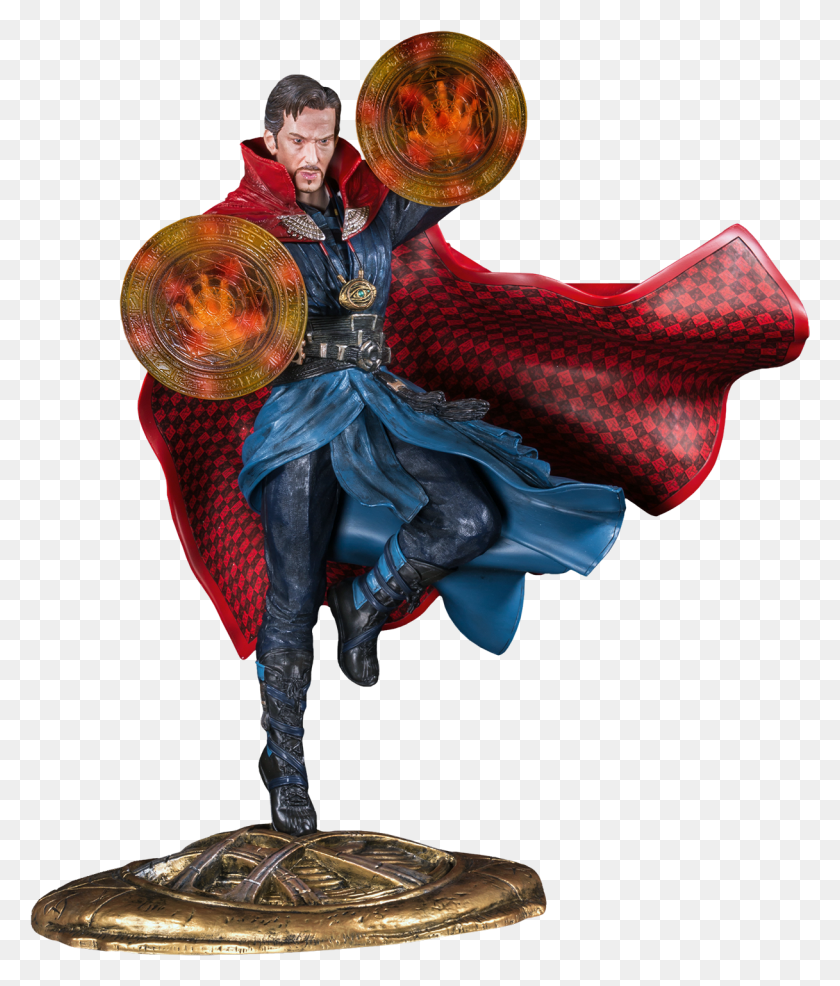 1217x1446 Doctor Strange 16th Scale Statue Doctor Strange Statue, Person, Human, Costume HD PNG Download