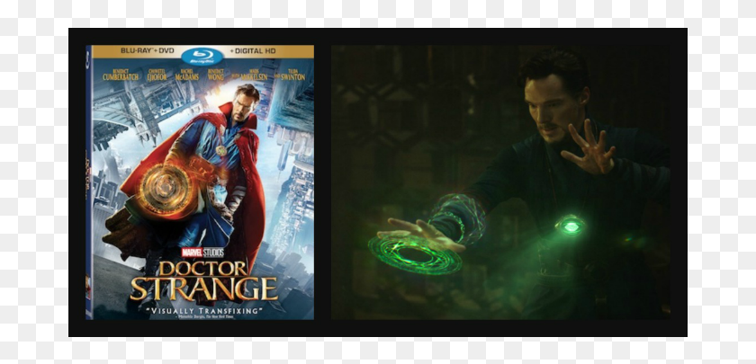 689x345 Doctor Strange Now On Digital And Blu Ray Captain America, Person, Human, Poster HD PNG Download