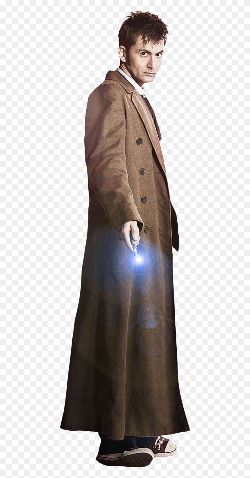 439x1547 Doctor Who Clipart Freeuse Doctor Who David Tennant, Clothing, Apparel, Overcoat HD PNG Download