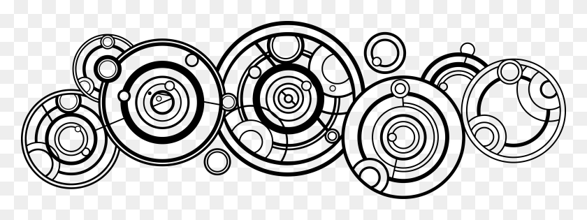 5019x1647 Doctor Who Clipart Name Name Of The Doctor Gallifreyan, Spiral, Graphics HD PNG Download