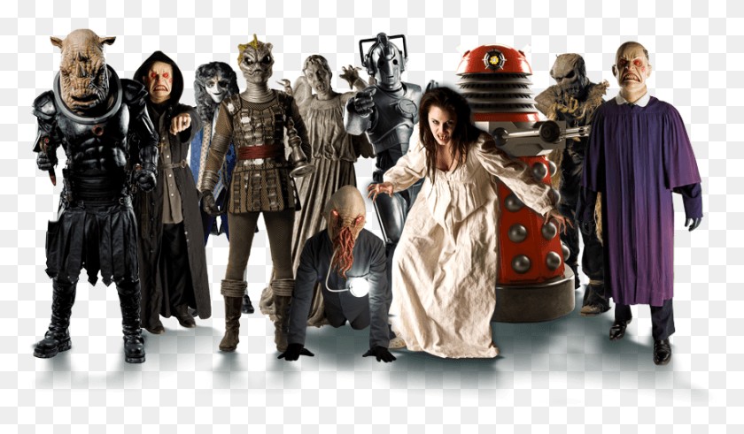 848x469 Doctor Who Live Doctor Who Monsters, Person, Human, Clothing HD PNG Download