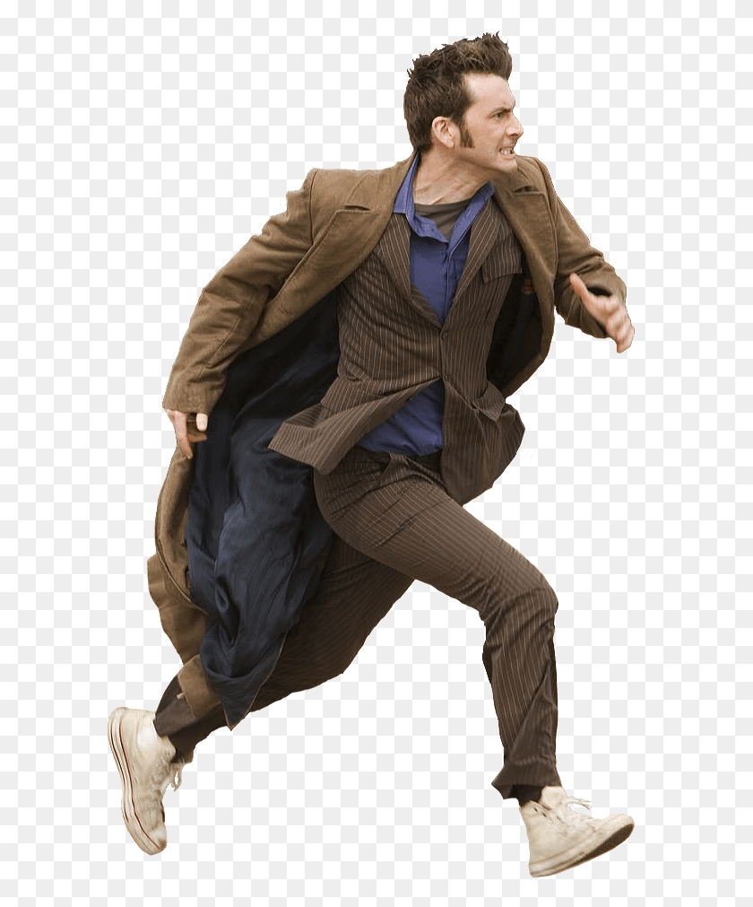 601x951 Doctor Who Mine David Tennant Ten Tenth Doctor The David Tennant Doctor Who Running, Clothing, Apparel, Suit HD PNG Download