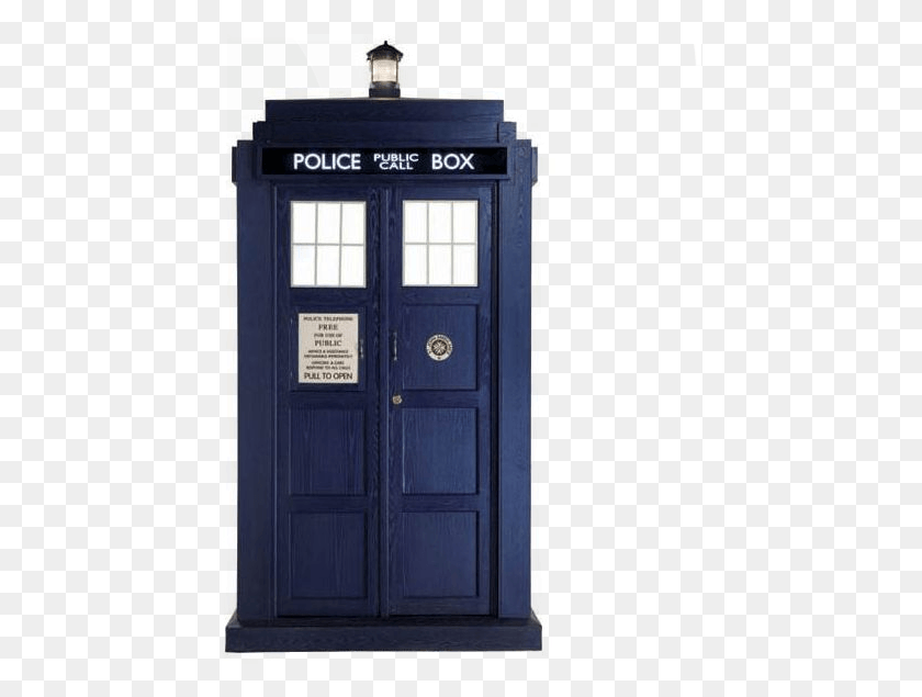 438x575 Doctor Who Tardis Doctor Who Tardis Transparent, Door, Gate, Phone Booth HD PNG Download