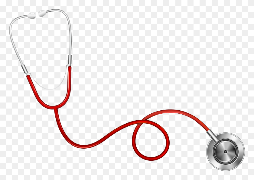 3943x2719 Doctors Stethoscope Clipart Transparent Background Stethoscope, Bow, Electronics, Whip HD PNG Download